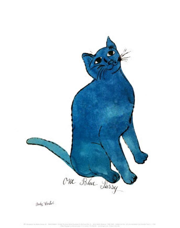 Andy Warhol One Blue Pussy